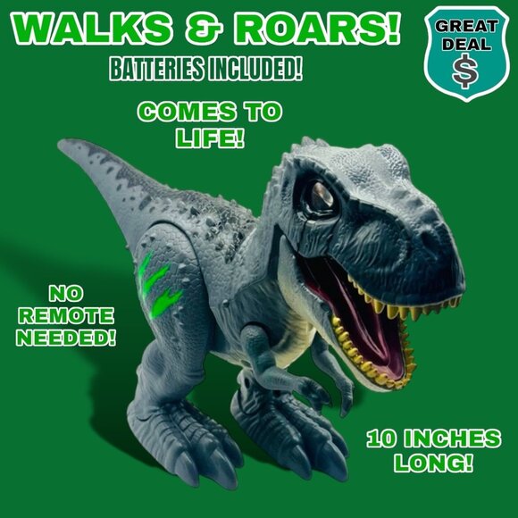 ZURU Robo Alive Attacking T-Rex Robotic Toy. - Picture 1 of 7